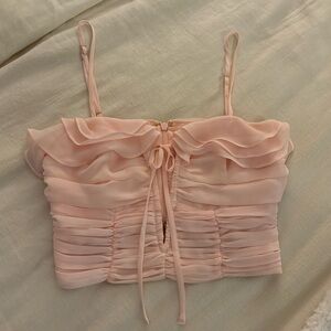 Revolve lovers and friends Pink Top